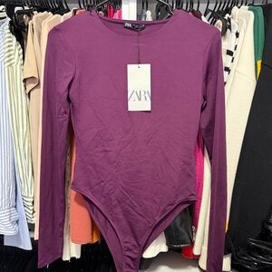 Zara basic polyamide bodysuit